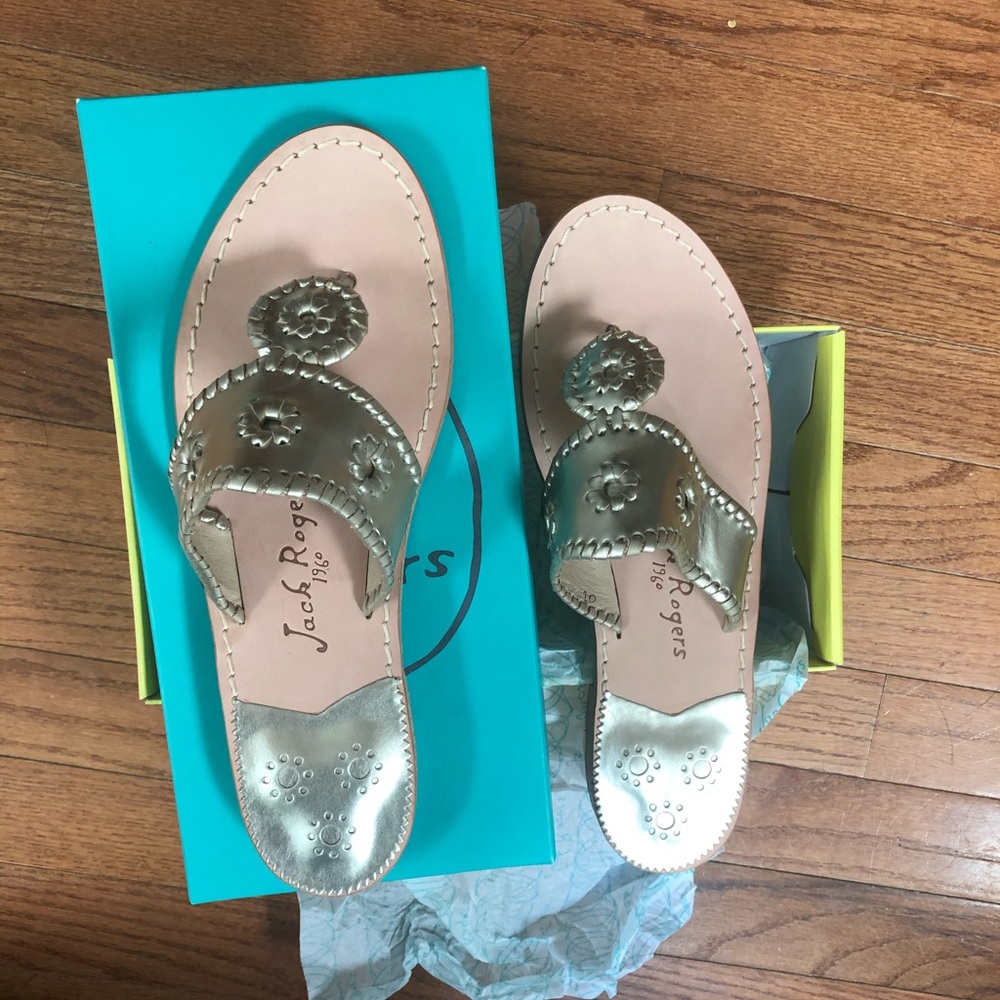 Jack Rogers Hamptons Flats NWT